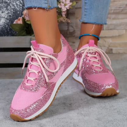 Sequined Sneakers for Women