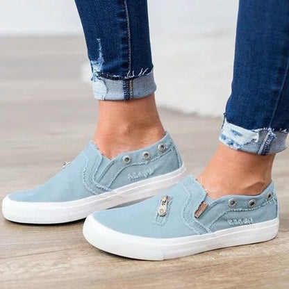 Denim Plain Canvas Shoes