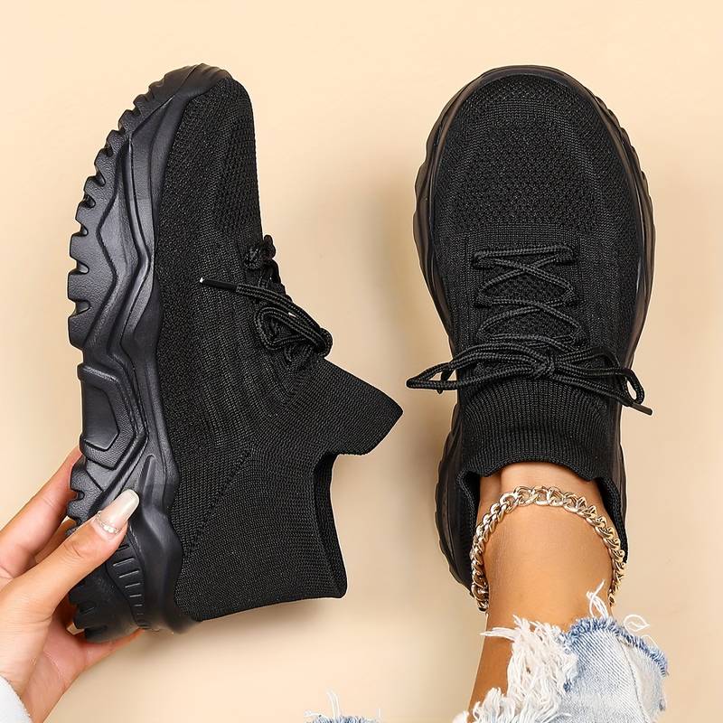 Sporty Fabric Chunky Sneakers