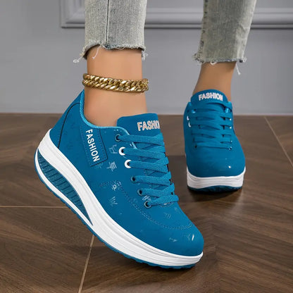 Sporty Lace-Up And Walking Shoes