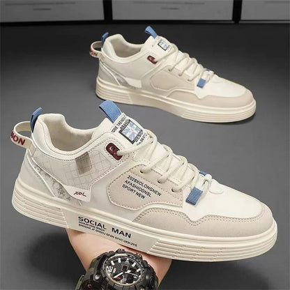 Men flat high top sneakers